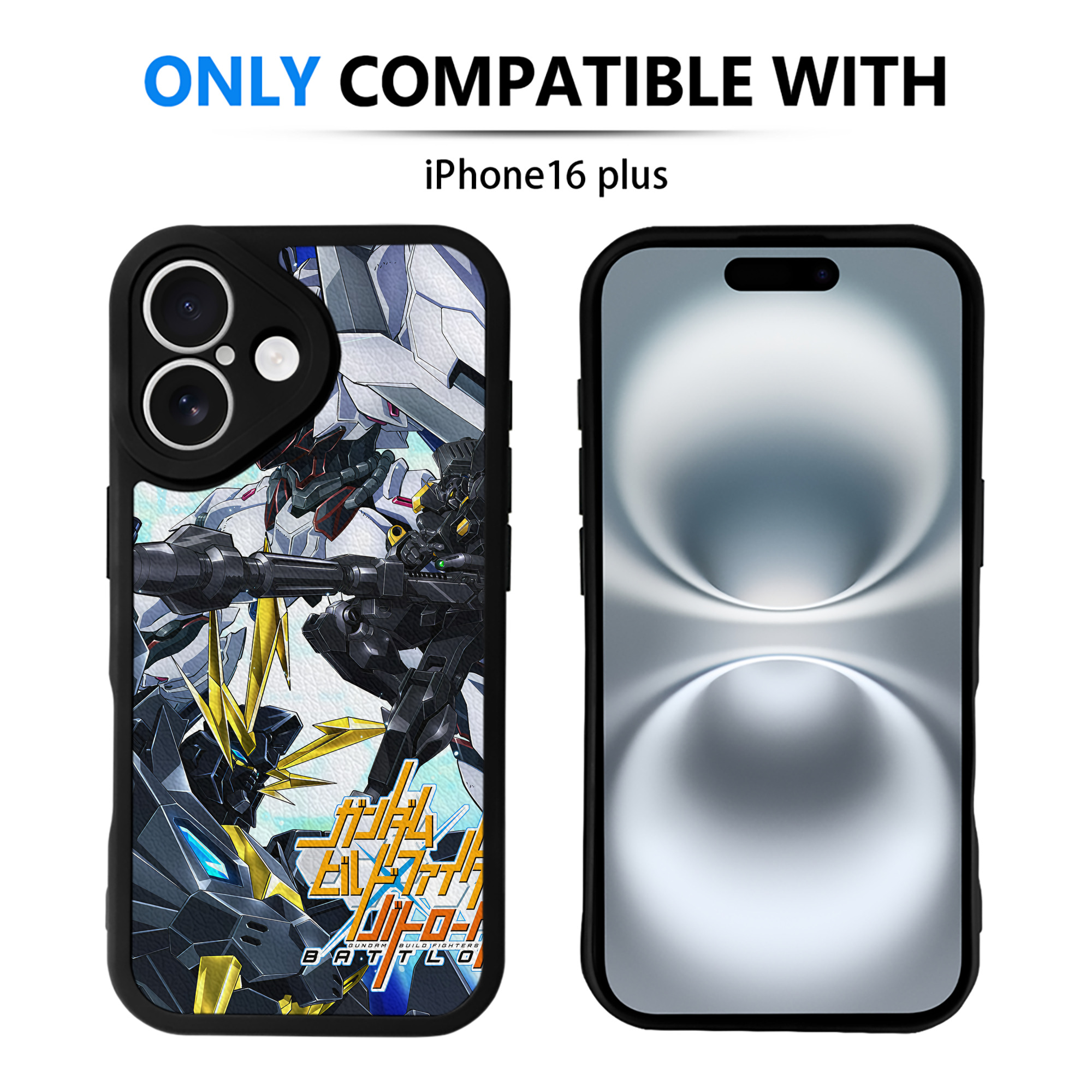 （画像用） 機動戦士ガンダム Mobile Suit Gundam 【iPhone 16シリーズ対応】シリコンスマホケース（レザー調） 材質：シリコン